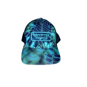 Kriptek Pontus Outdoor Cap Snapback Mesh Back Baseball One Size Fits All Blue
